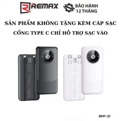PIN DỰ PHÒNG REMAX IN LOGO